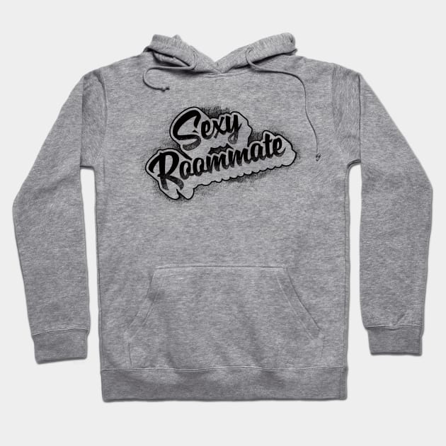 Sexy Roommate, Pawnee (Black Print) Hoodie by DCLawrenceUK